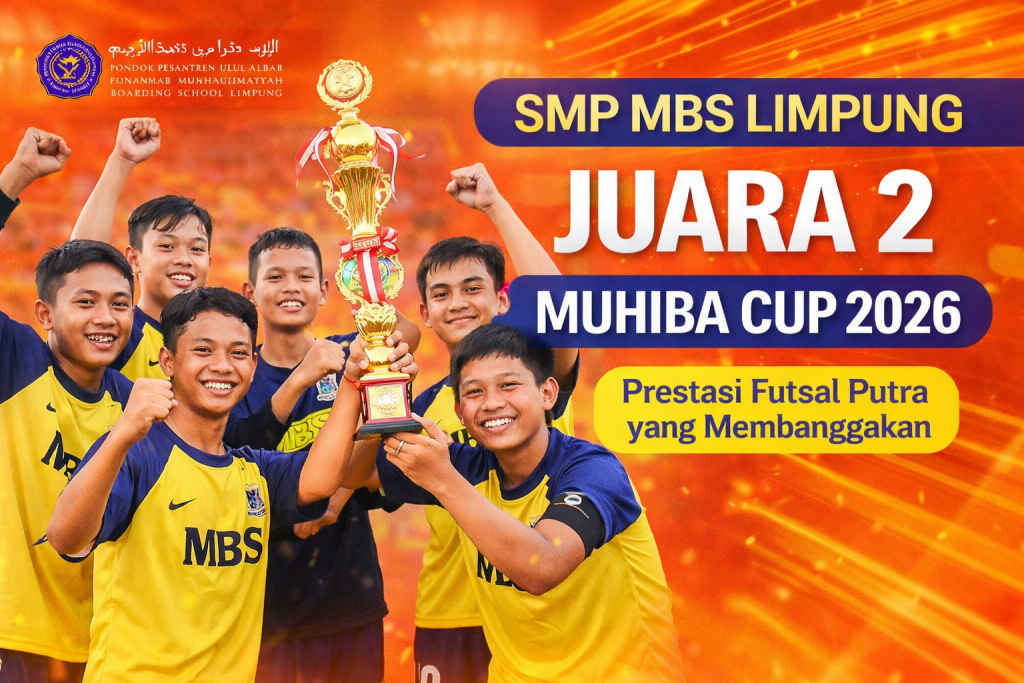 Tim Futsal SMP MBS Limpung Juara 2 MUHIBA CUP Futsal 2026